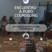 11/4 – 11hs. Encuentro a Puro Counseling con el Lic. Andrés Sánchez Bodas