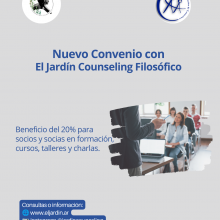 Nuevo Convenio 20% AAC – EL JARDIN Counseling Filosófico