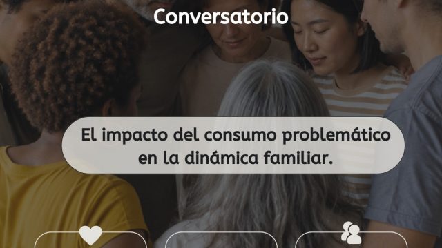 22/8 – 11hs. Conversatorio abierto a la comunidad: “El impacto del consumo problemático en la dinámica familiar”