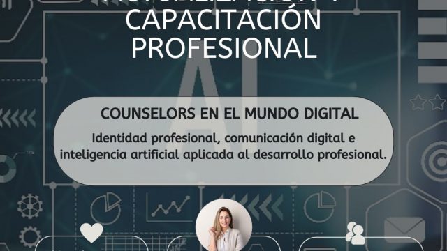 4 y 11/11 – 18,30hs. – “Counselors en el Mundo Digital – IA»