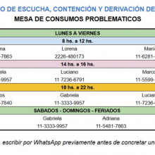GRILLA Escucha para Consumos Problemáticos