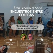 3/11 – 19hs. – Counseling y contexto sociocultural actual
